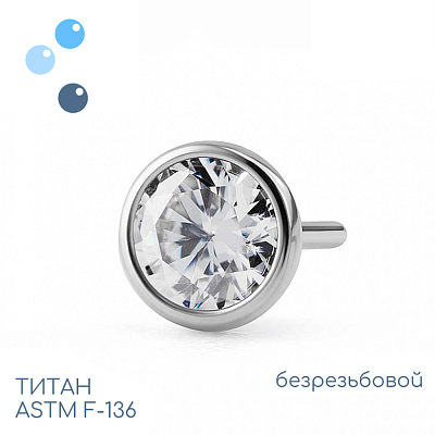 Топ Flat Clear безрезьбовой